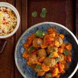 Lamb Meatballs with Pumpkin