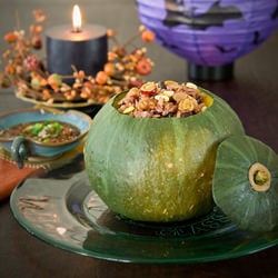 Fall Rice in a Pumpkin