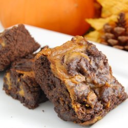Pumpkin Swirl Brownies