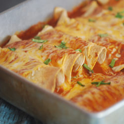 Skinny Beef Enchiladas