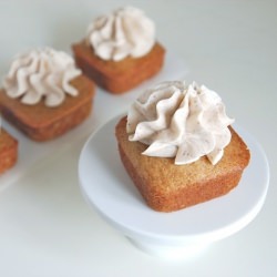 Brown Butter Cushaw Mini Cakes