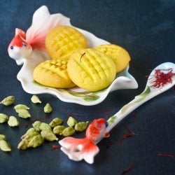 Egg-less Custard Powder Cookies
