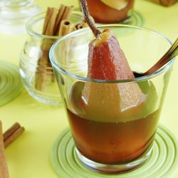 Pears Poached in Wine