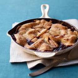 Apple Blackberry Skillet Pie