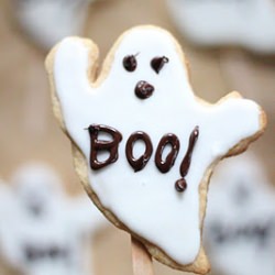 Healthier Ghost Sugar Cookies