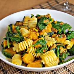 Vegetarian Winter Squash Carbonara