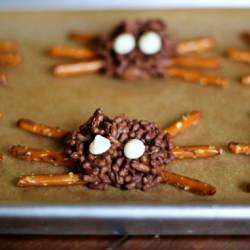 Skinny Chocolate Spiders!