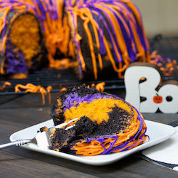 Halloween Rainbow Cake