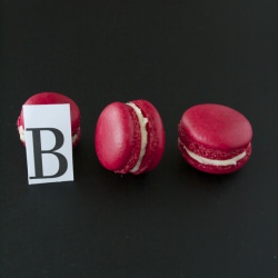 ‘Blood’ Red Macarons
