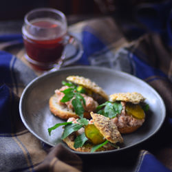 Ham w/ Hazelnut Biscuits