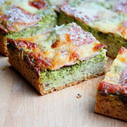 Pesto Pizza Bread
