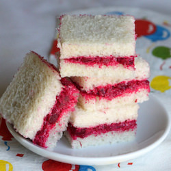 Beetroot Party Sandwiches