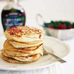 Strawberry Ricotta Pancakes