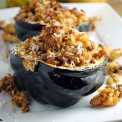 Sausage and Apple-Stuffed Squash