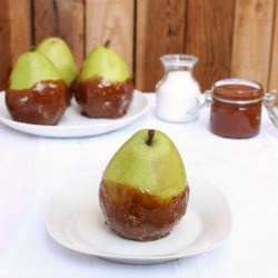 Salted Caramel Pears