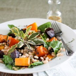 White Beans, Beets and Squash Salad