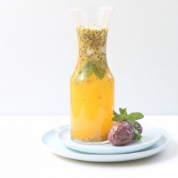 Spiked Passion Fruit Sparkler