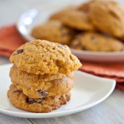 Chocolate Chip Pumpkin Cookies