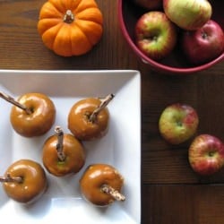 Rustic Caramel Apples