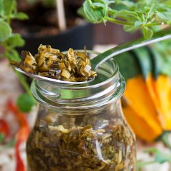 Hot Pepper & Celery in Vinegar