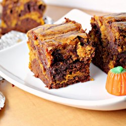 Pumpkin Swirl Brownies