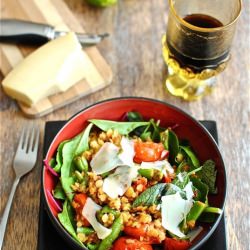 Vegetable and Red Lentil Salad