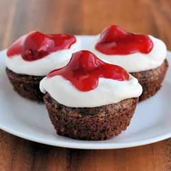 Black Forest Brownie Bites