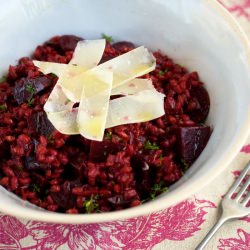 Beetroot and Barley Risotto