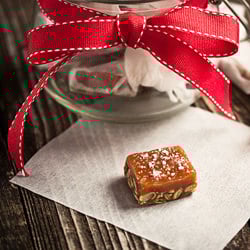 Salted Pumpkin Caramels
