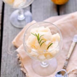 Sorbet with Pears