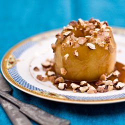 Beer Poached Apples