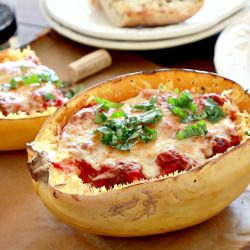 Spaghetti Squash and Meatballs