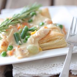 Inside Out Chicken Pot Pies
