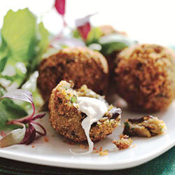 Crispy Eggplant Fritters