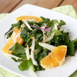 Arugula, Fennel & Orange Salad