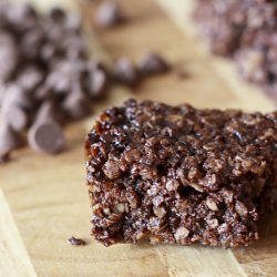 Double Chocolate Flapjacks