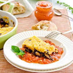 Polenta & Mushroom Casserole