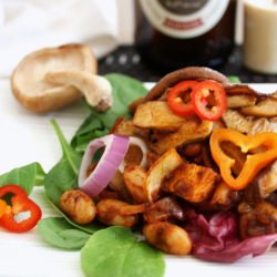 Mushroom & Paprika Salad