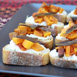 Butternut Squash Crostini