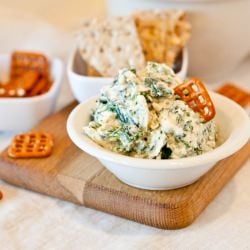 Healthy Spinach & Artichoke Dip