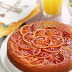 Blood Orange Polenta Cake