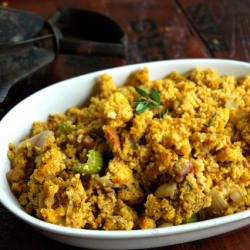 Pumpkin Sage Cornbread Stuffing