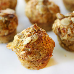 Pumpkin Cheddar Mini Muffins