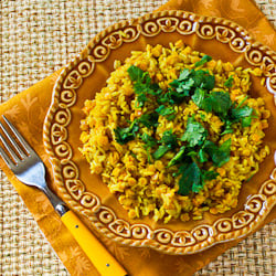 Curried Rice and Red Lentils