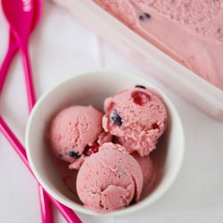 Raspberry Frozen Yogurt