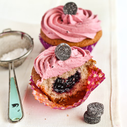 Ribena (Blackcurrant) Cupcakes