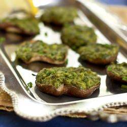 Oyster Mushrooms Rockefeller