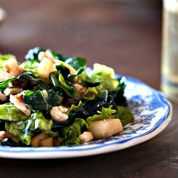 Fall Greens with Apples