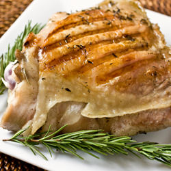 Grilled Brined Turkey Thigh