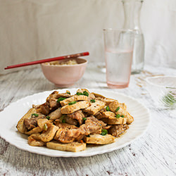 Pork and Tofu in Savoury Bean Sauce